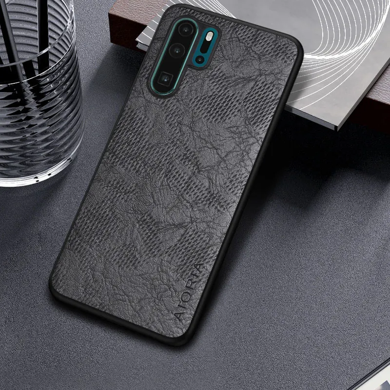 Business Wind Cortex Pattern Leather Cover