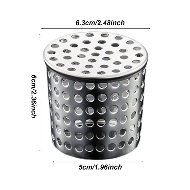 Gutter Downspout Guards Filter Strainer Gutter Protector Cleaner 304 Stainless Steel Filter Strainer Roof Anti-Blocking Drain
