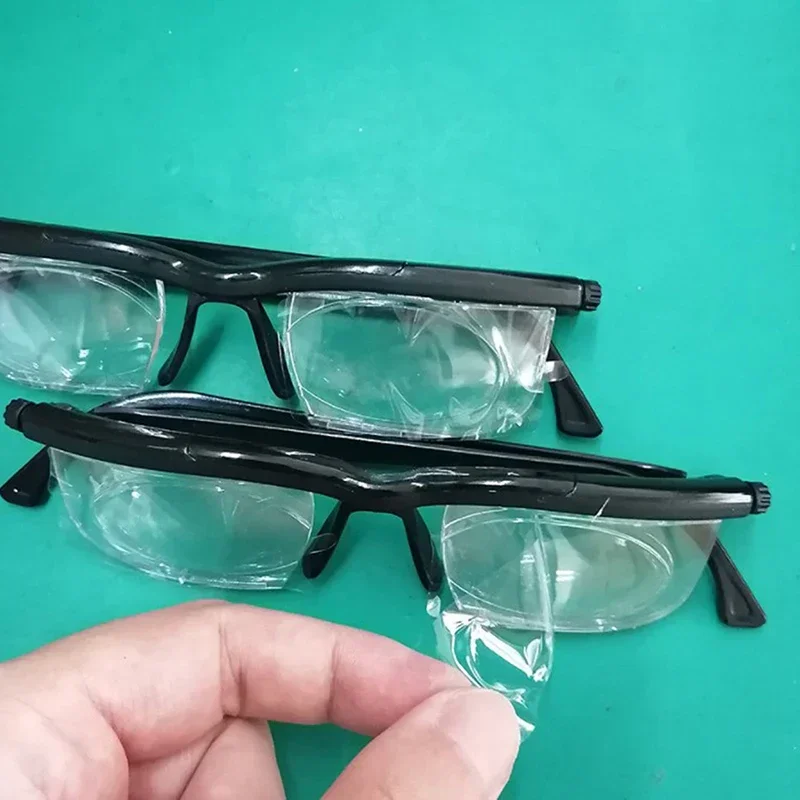 New Adjustable Strength Lens Eyewear Variable Focus Distance Vision Zoom Glasses Protective Eyewear Read