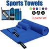 3PCS Quick-Dry Sports Towel Microfiber travel Sports Towel Running Yoga Gym Fitness Basketball Outdoor Camping Hiking BeachTowel 1
