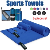 3PCS Quick-Dry Sports Towel Microfiber travel Sports Towel Running Yoga Gym Fitness Basketball Outdoor Camping Hiking BeachTowel 1