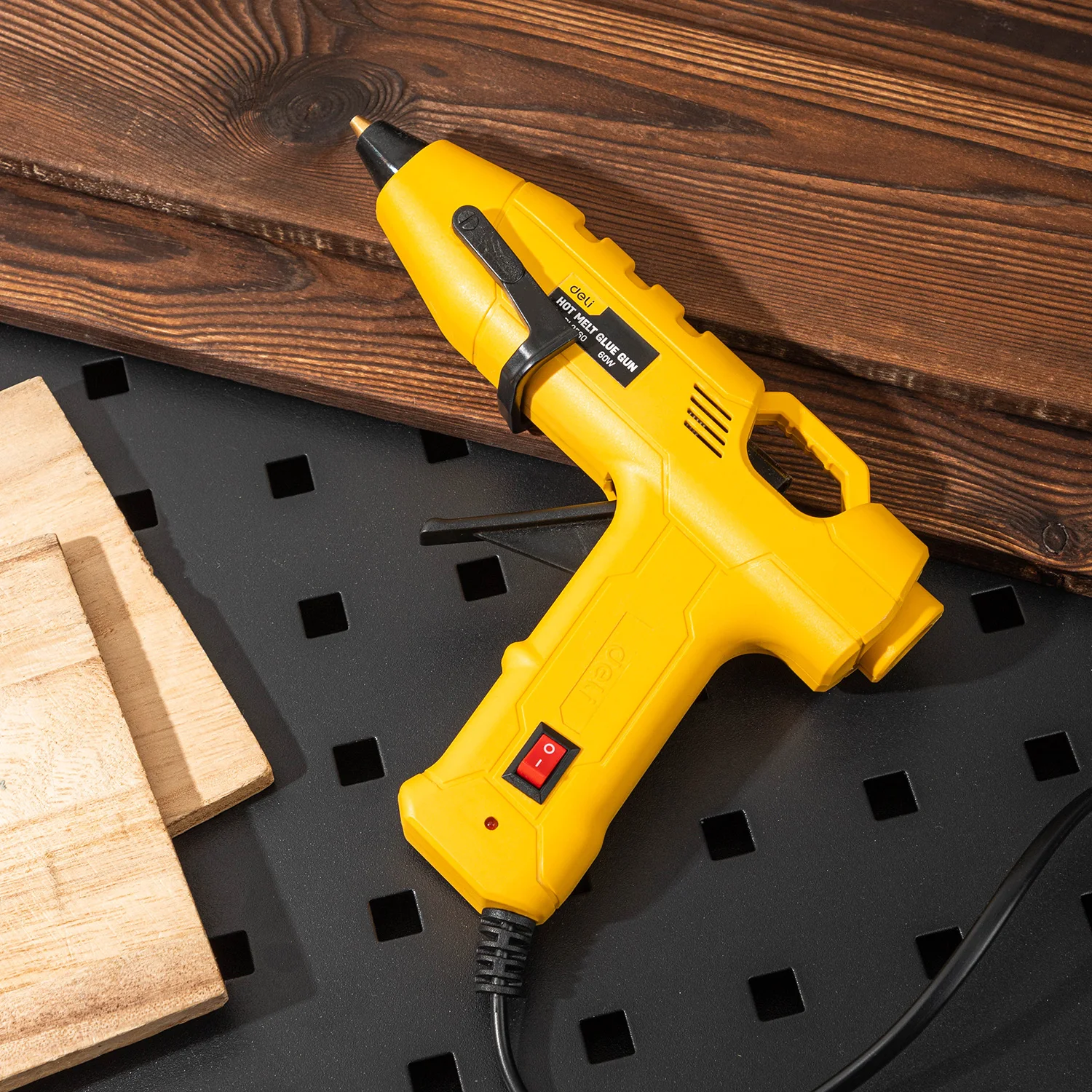 Hot Melt Glue Gun DELI 20W 60W Applicable Glue Stick Size 7mm 11mm Industrial Mini Thermo Electric Repair
