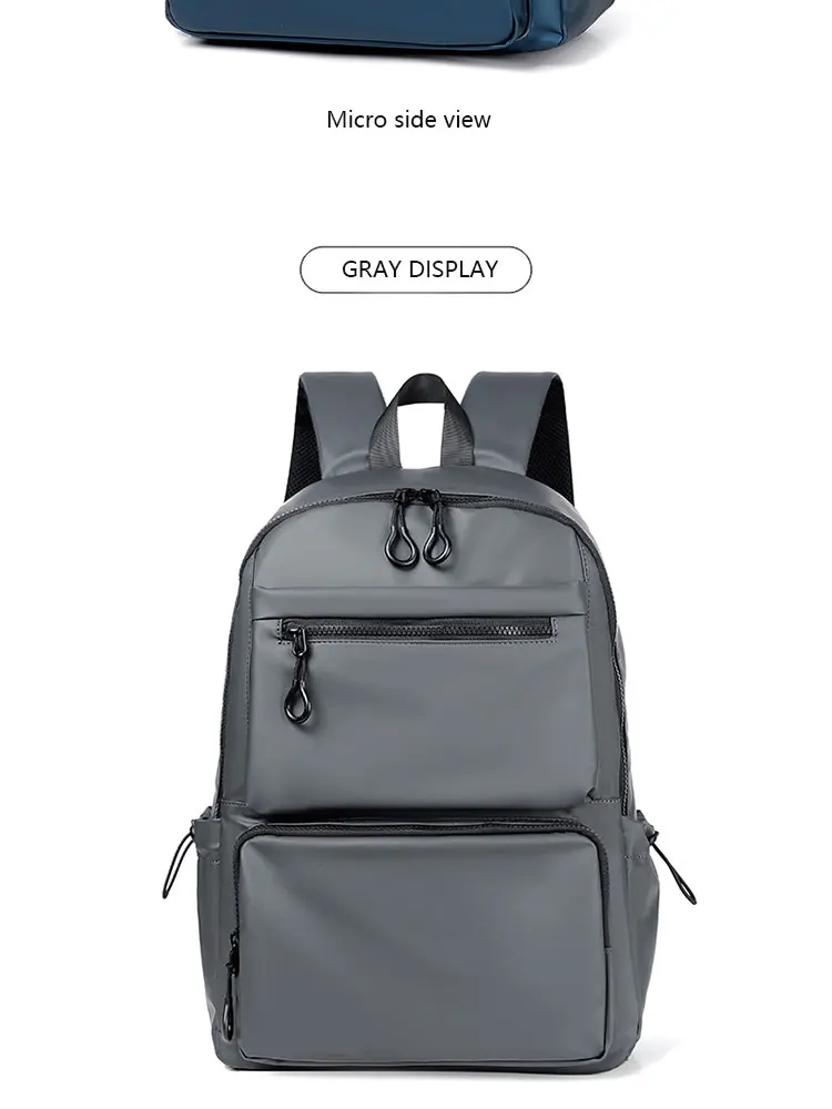 14 zoll herren rucksack reise umhängetasche freizeit computer tasche mode trend schüler schult asche – Detail 13