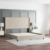 Wingback Platform Bed, Durable Engineered Wood Frame, No Box Spring Needed, Lightweight Design, king Bed 4