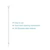 3Pcs Toilet Flapper Chain 26cm Toilet Handle Lever Lift Flush Replacement Ball Chain 304 Stainless Steel for Repairing Toilets 5