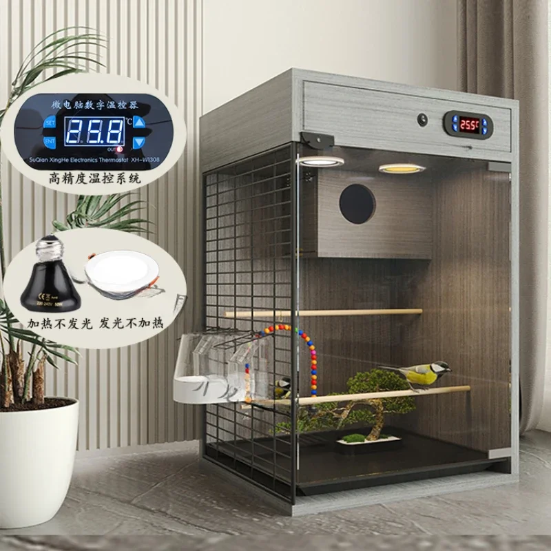 Image showcasing Accessories-Bird-Cage-Constant-Temperature-Hamster-Luxury-Parrot-Cage ...