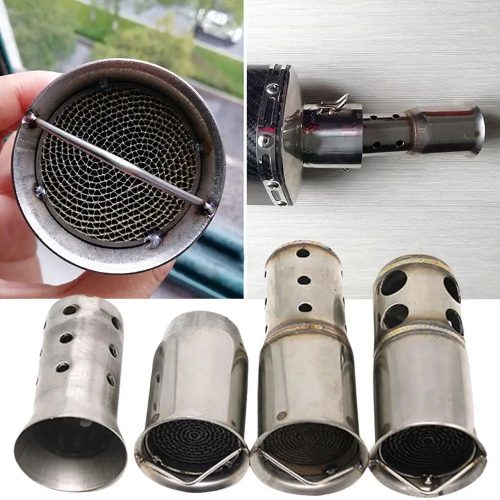 Motorbike Universal Front Catalyst DB Killer Removable Silencer Motorcycle Exhaust Pipe Noise Reduction Plug
