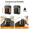 Portable Waist Fan Mini Rechargeable Portable Fan with 4000mAh Power Bank LED Lighting Wireless Fan for Sports Outdoor Working 2