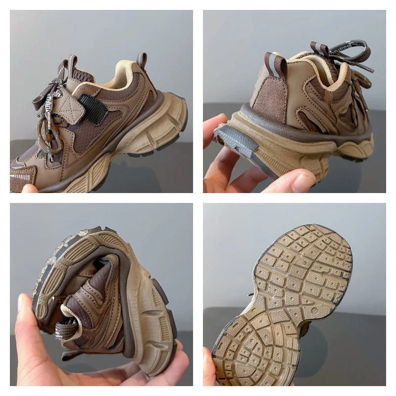 Kids Soft Sole Sneakers for School and Outdoor Sports