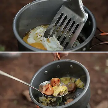 Camping Cooking Set Camp Cooking Set Travel Utensils 9pcs Camping Cooking Gear Spatula Tongs Spoon Camp Cookware Camping Kitchen 3