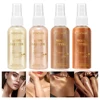 Liquid Highlighter Spray, Shimmer Contour Body Shimmer Spray Hair Clothes Glitter Powder, Quick Drying Glitter Makeup Cosmetics 1