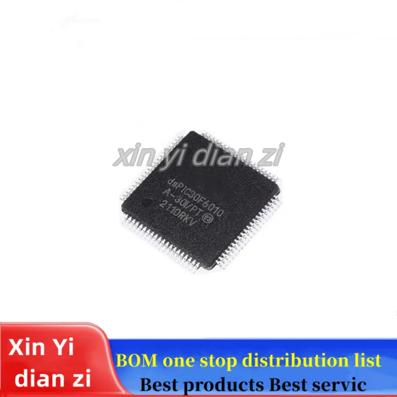 

1pcs/lot DSPIC30F6010A-30I PT DSPIC30F6010 QFP80 Digital Signal Processor and Controller ic chips in stock