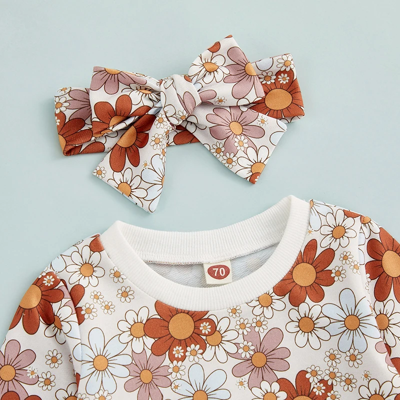 

Toddler Infant Baby Girl Clothes Set Long Sleeve Sweatshirts Tops Pants Outfits Clothing Gifts 0-3 Years