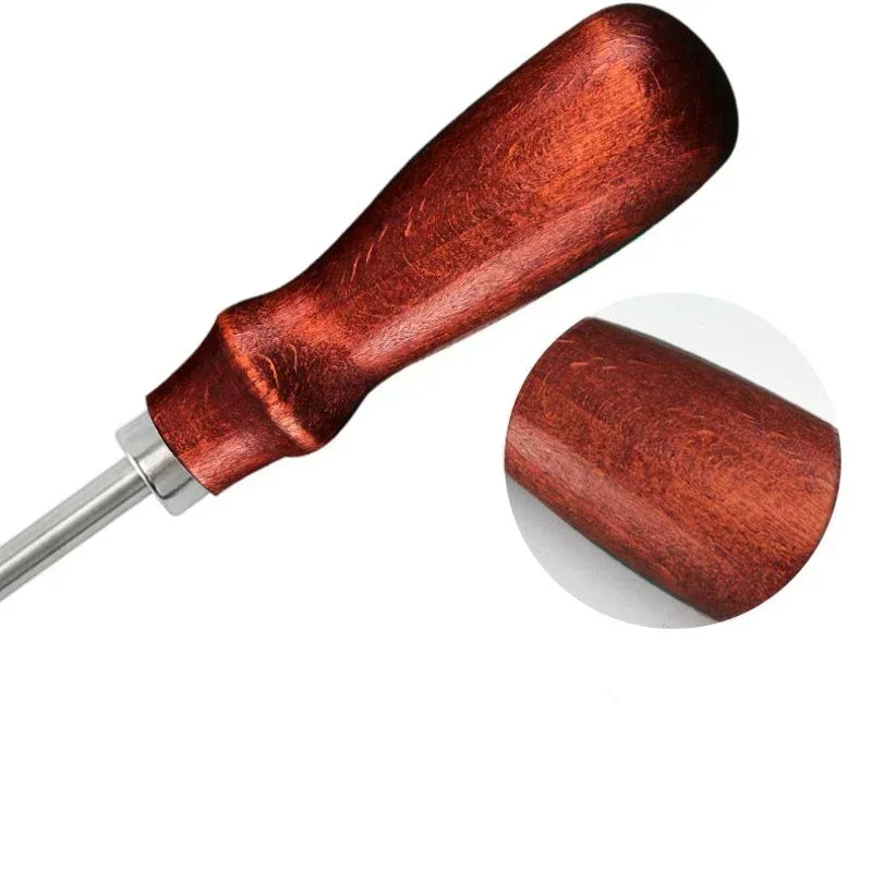 Leather Craft Tool 1pc Leather Edge Beveler Skiving Beveling Knife Cutting Wood Handle DIY Sewing