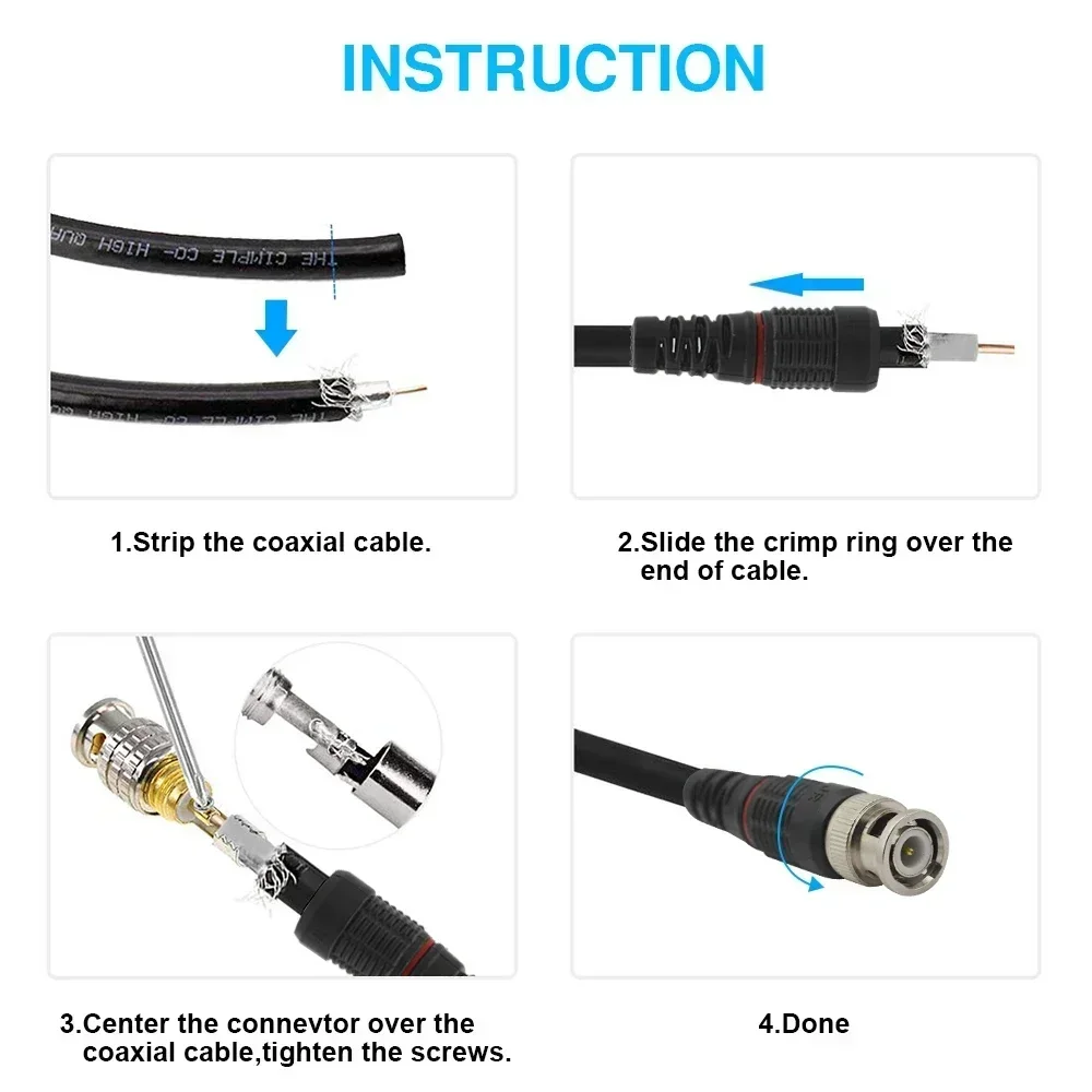 Free Shipping JR-B35 CCTV Connector BNC Adaptor ,50ohms 75ohms BNC Connector CCTV Monitor Accessories Poe Adapter 5