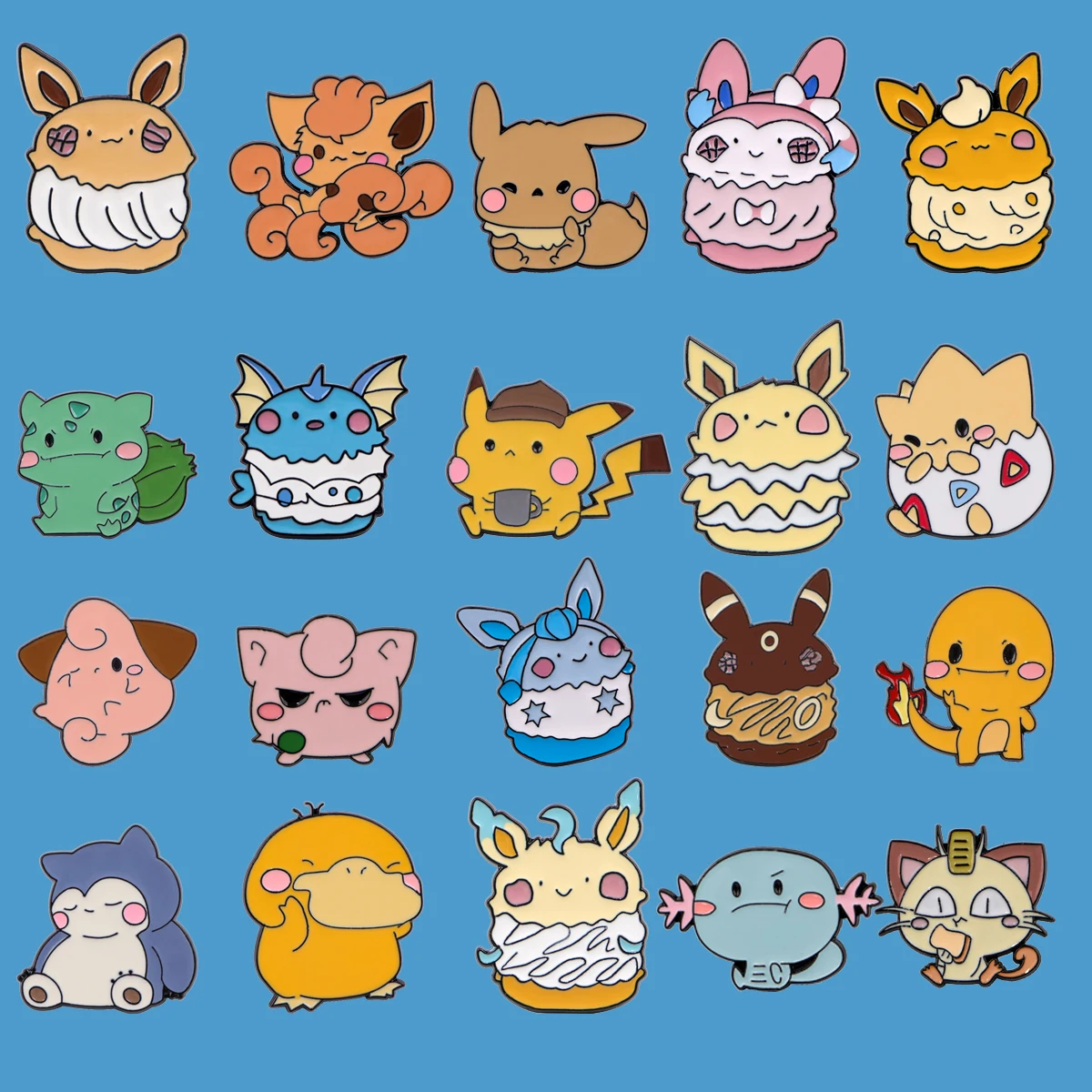 4-5pcs/set Kawaii Anime Enamel Pin Lapel Pins for Backpacks Clothes Metal Badges Cartoon Brooch Jewelry Gifts for Friends