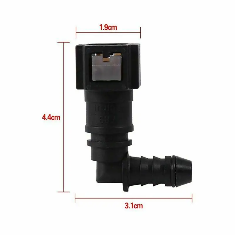 Car Fuel Line Coupler Hose Quick Connect ID8 7.89 9.89 11.8 Rubber Nylon Oil Line Pipe Adapter Disconnect Release Hose Connector Hose Coupler