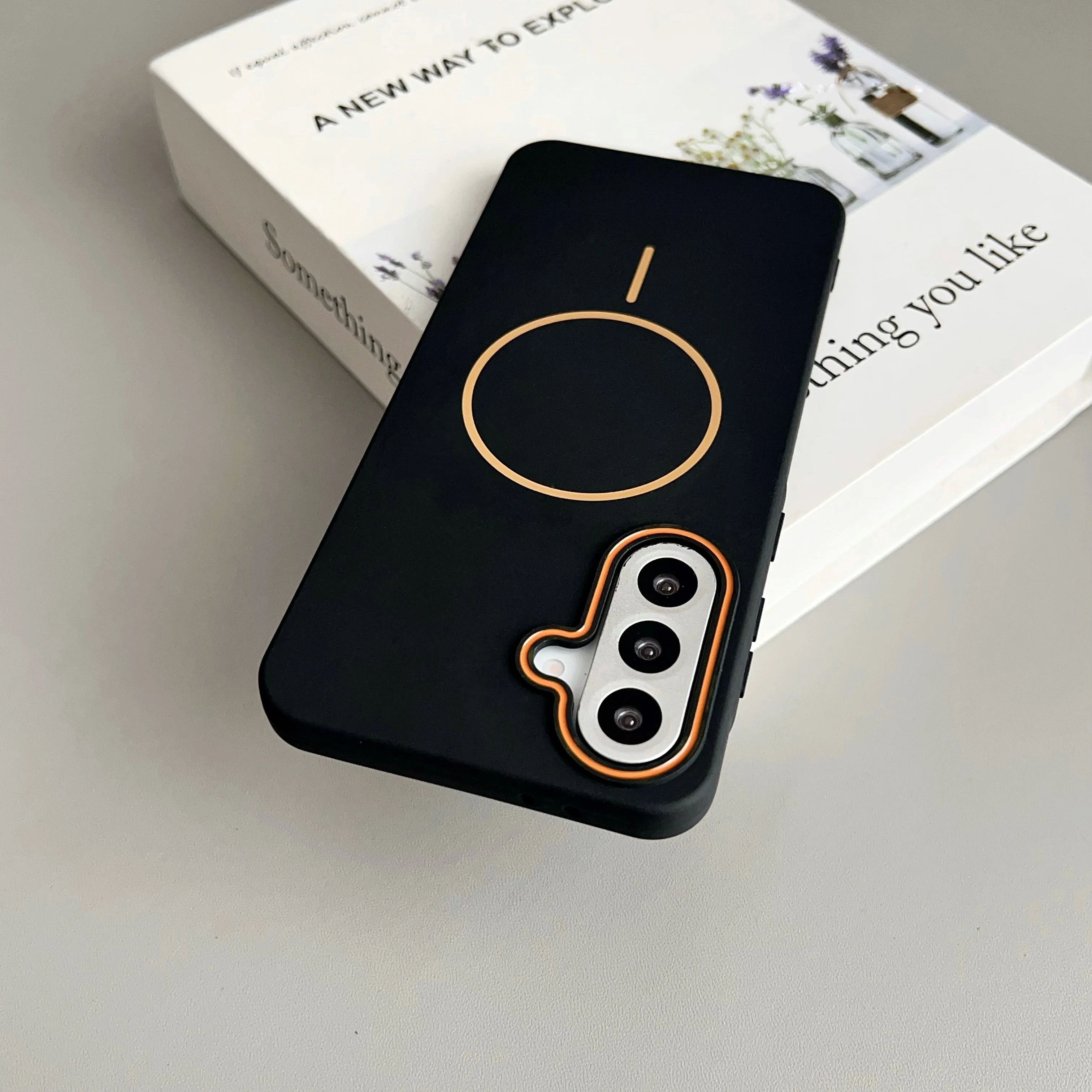 Matte Skin Magnetic Protective Phone Case