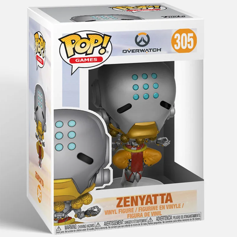 Funko Pop игры Overwatch Zenyatta #305 виниловые экшн-фигурки куклы подарок для детей