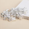 10/30Pcs 10x12mm Small Silver Gold Plated Hair Ring Braid Dreadlocks Hole Micro Beads Adjustable Cuff Clip Hair Braid Styling 3