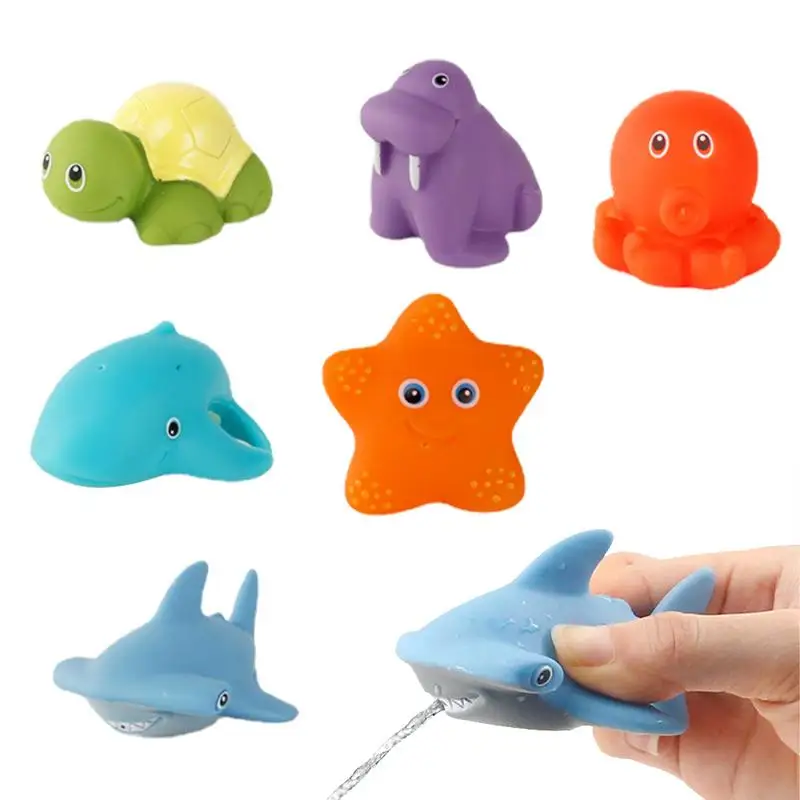 

Bath Toy Color Ocean Animals Fishing Pool Toys No Hole Bath Toys Floating Toy Learning Toys Teaching Education Fun Bath Toys