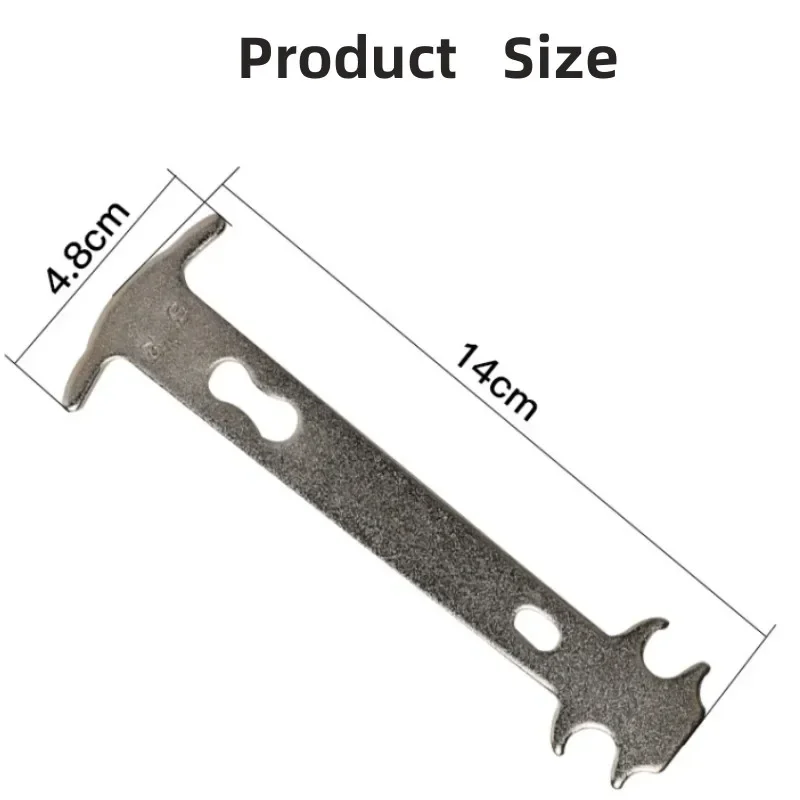 Bicycle Chain Wear Checker Chain Stretch Indicator Gauge for MTB Road Measurement Ruler Repair Tool Bike Accessory