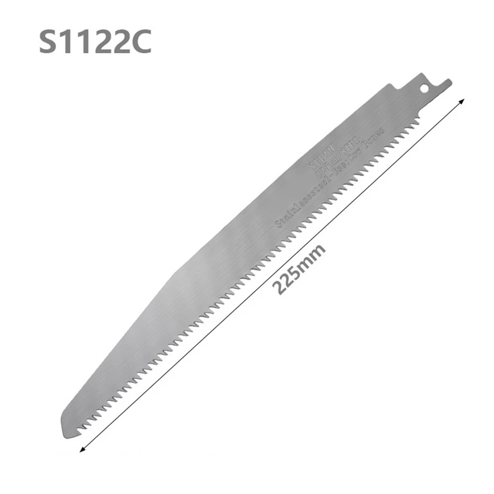 

S1122C Reciprocating Saw Blade 9 Inch JigSaw Blade For Cutting Bone Meat Wood Metal Stainless Steel Blades Multi-Tool 225mm