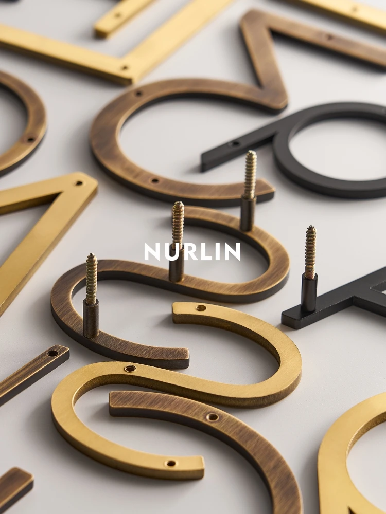 nurlin antique solid brass personalizado bronze velho 3d 03