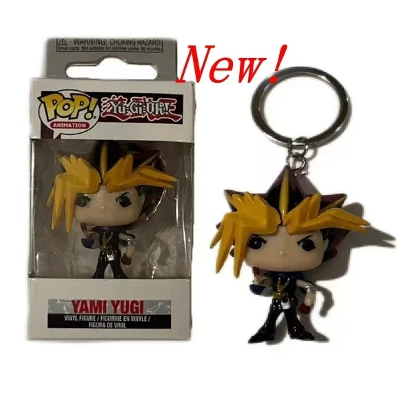 thumbnail image 1 of 2024 New FUNKO POP Pocket Figure Keychain Bleach Ichigo Yami Yugi Narutos Sasuke Uchiha Collection Toys for Kids with Box, 1 of 5