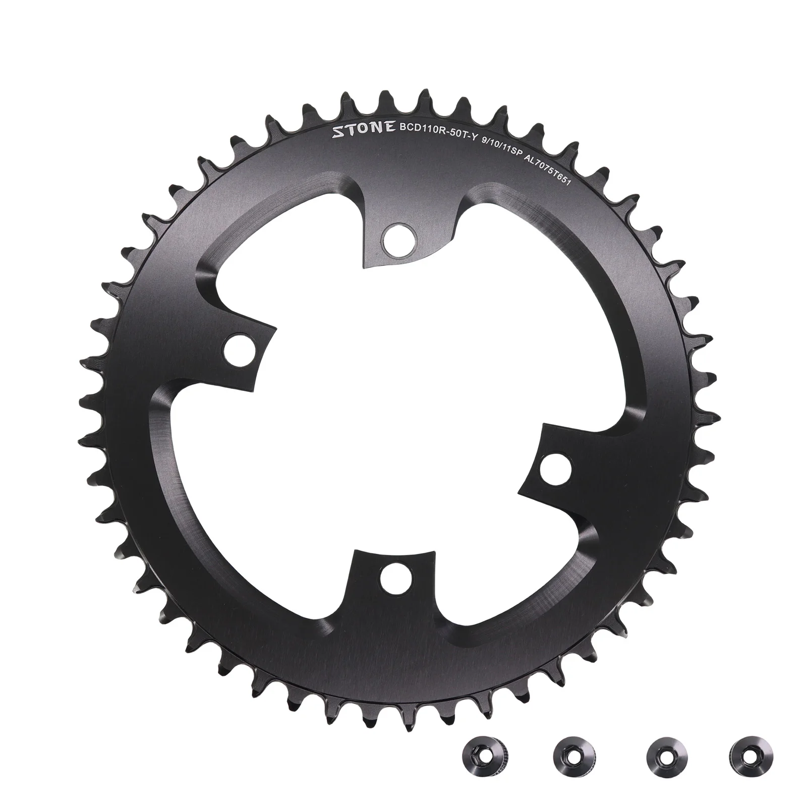 Shimano Dura-Ace 11速 チェーンリング ブラック Amazon.co.jp: absoluteBLACK プレミアム オーバル ロード