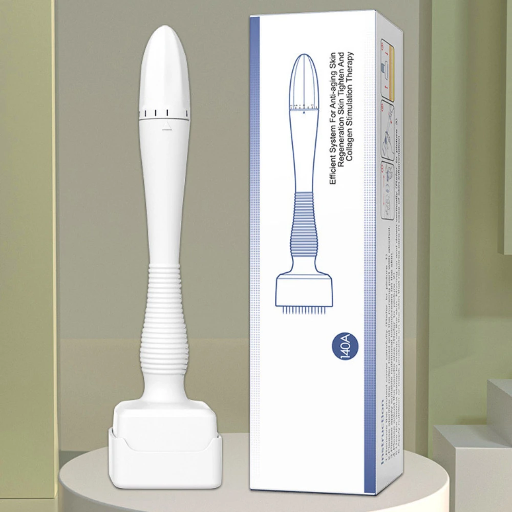 Regolabile Derma Stamp Ago Lunghezza 140A Ago In Acciaio Inox Microneedle Derma Rolling System Roller Per La Cura Della Pelle Mts