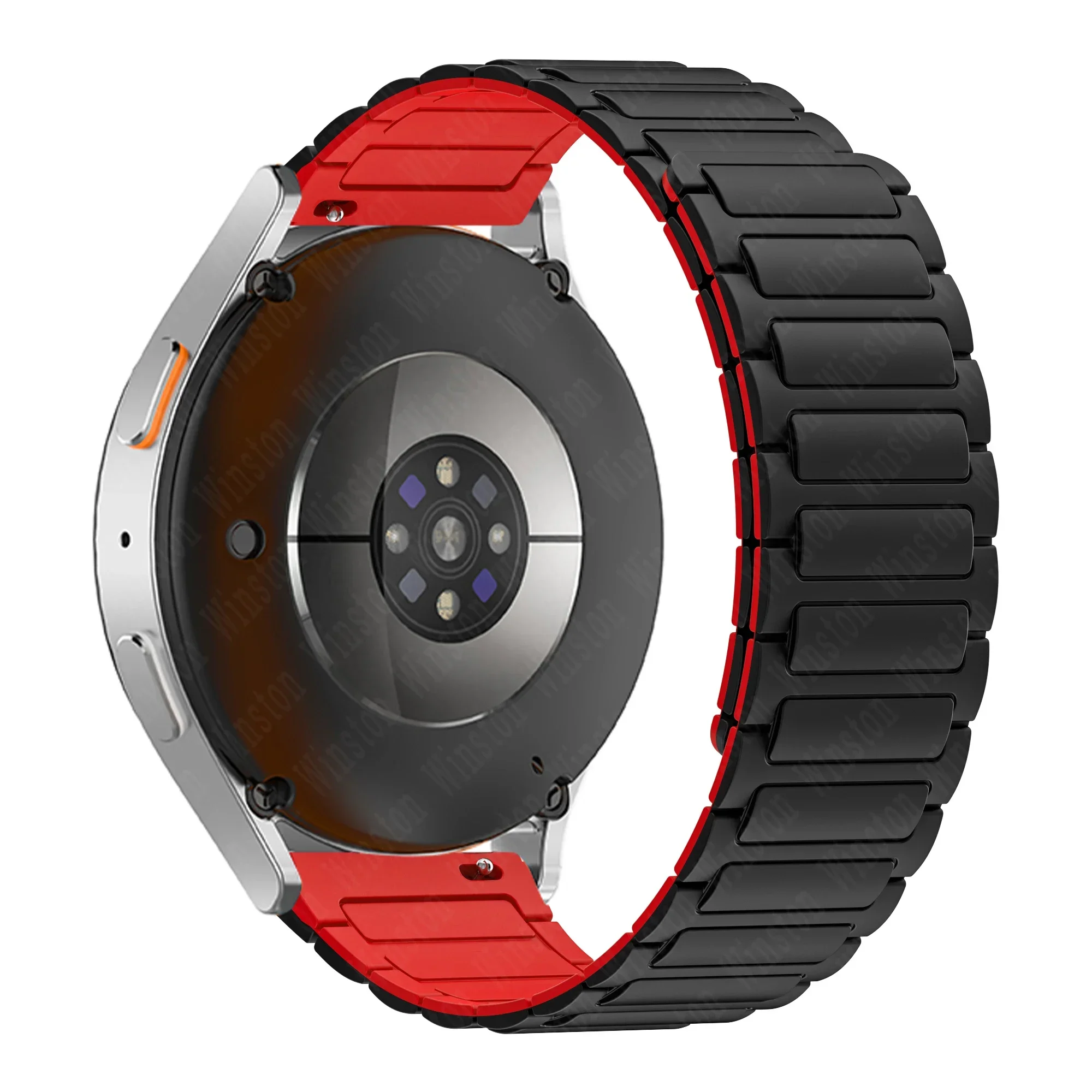 Magnetic Silicone Strap - Universal Sport Wristband, 22mm Replacement Band Bracelet