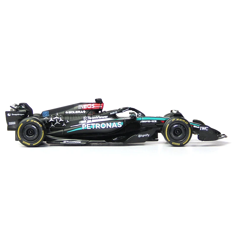 2025 W16 #12 63 Bburago 1:43 Mercedes AMG 2024 W15 F1 Formula Car