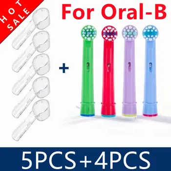 4pcs Replacement Kids Children Tooth Brush Heads For Oral-B Electric Toothbrush Fit Advance Power/3D Excel/Triumph/Pro Healt