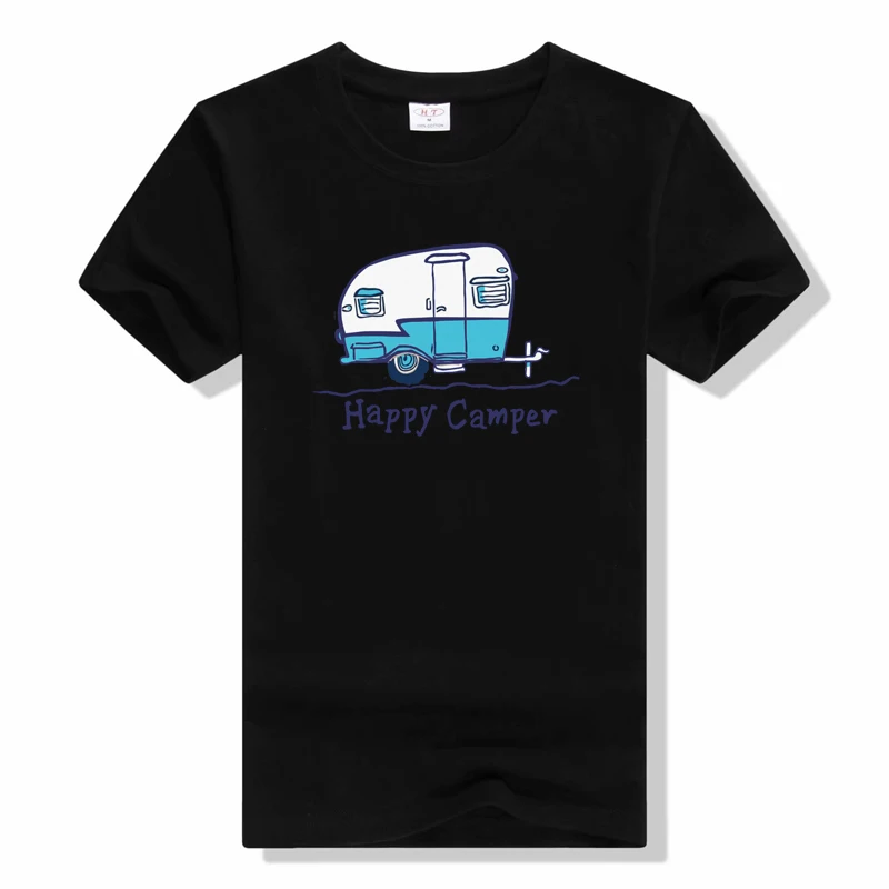 Happy Camper Printed Short Sleeve T-shirt 3