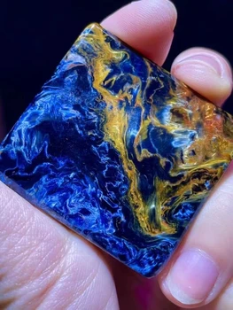 Natural Blue Pietersite Chatoyant Pendant Women Men Namibia Cat Eye 41.2/38.4/8mm Pietersite Jewelry AAAAAA