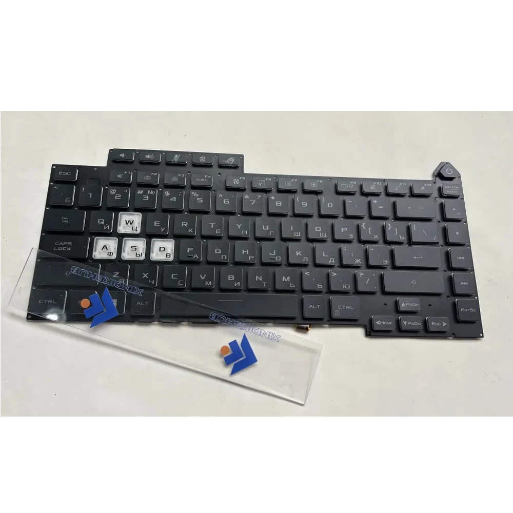 Xin-Russian Rgb Retroilluminazione Laptop Tastiera Per Asus Rog Strix G15 G513 G513Q G513Qm G513Qy