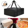 Pizza Carrier Insulated Bag Food Bag Sturdy with Dual Zippers for Pizzerias Multifunctional Reusable Grocery Shopping Bag 6