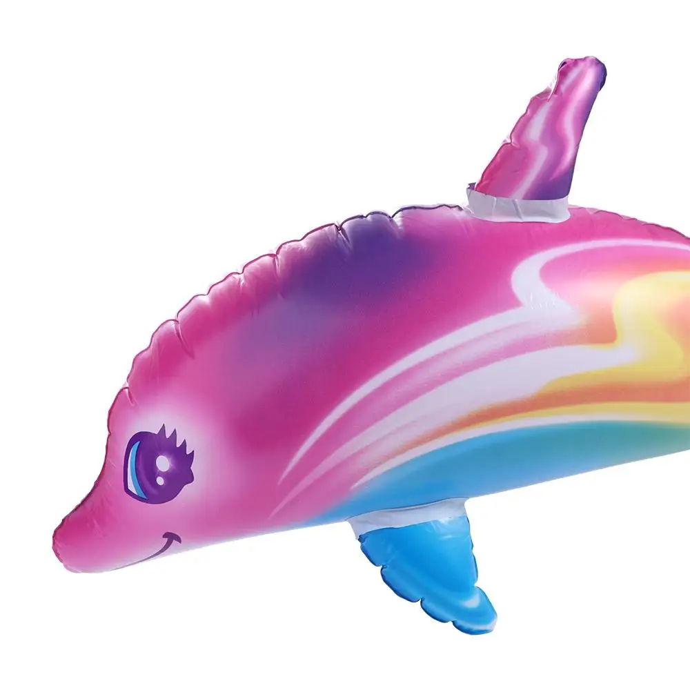 Colorful Inflatable Dolphin Pool Beach Swimming Game Toy Pool Float Water Sports Inflatable Toys for Kids Gifts 3