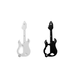 Multifunctional Keychain Guitar Opener Portable Multitool and Necklace Gift Set (2pcs)