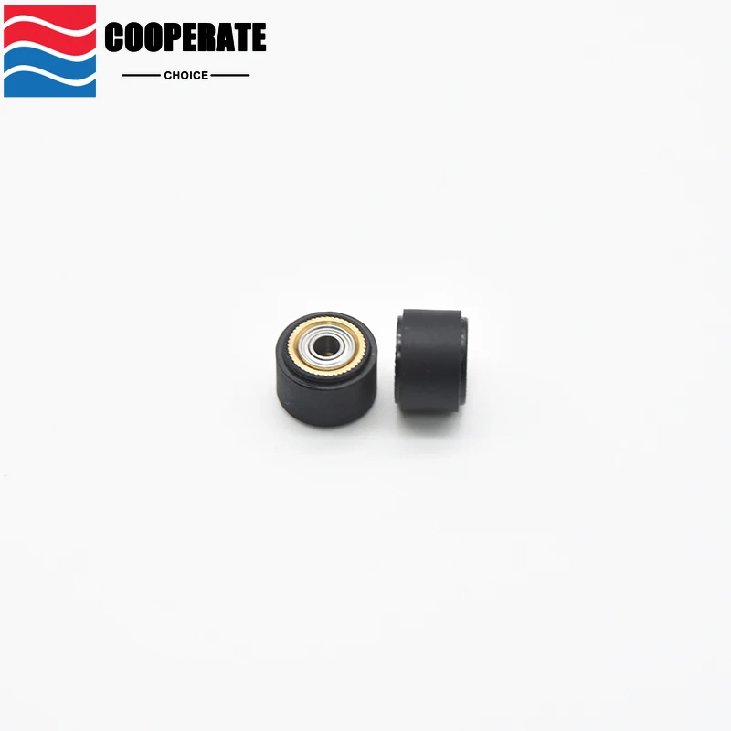 2Pc Pinch Roller Push Wheel Roll Per Mimaki Roland Camm Graphtec Ce5000 120 Liyu Plotter Da Taglio Vinile Cutter Feed Gomma Rame