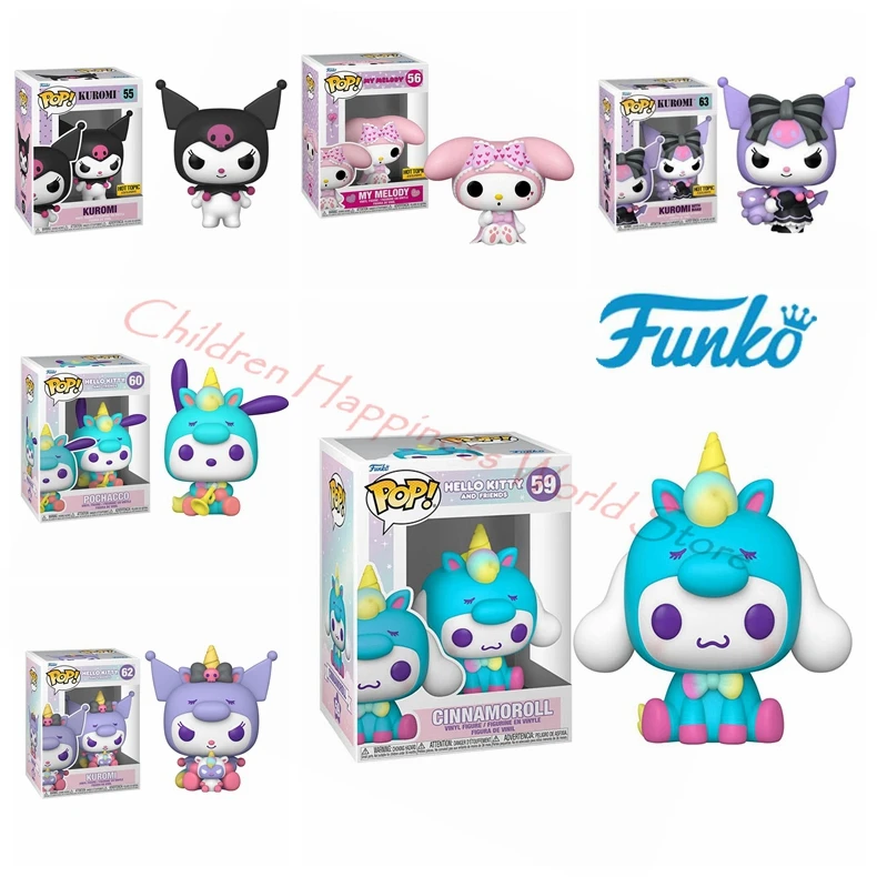 thumbnail image 1 of ¡NUEVA llegada! Figuras de acción de vinilo Funko Pop de Kuromi n.° 55, n.° 62 y Baku n.° 63, n.° 64, Melody n.° 56, colección de juguetes decorativos para regalar, 1 of 5