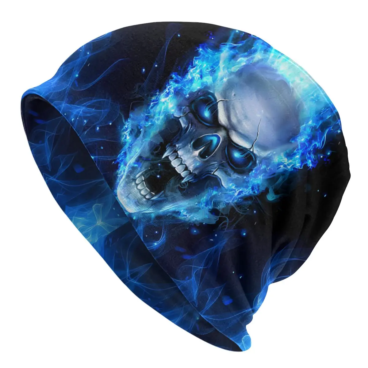 帽子 Glo Skull Beanie(blue) 帽子 Glo Skull Beanie(blue) Syna World Big Logo Skull Beanie
