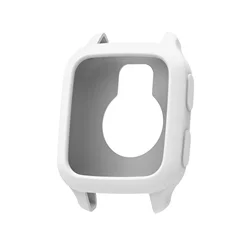 Enhanced Soft Silicone Watch Cover - Lightweight Protective Case for Garmin Venu Sq 2 (Screen Protector Not Included) (3 White)