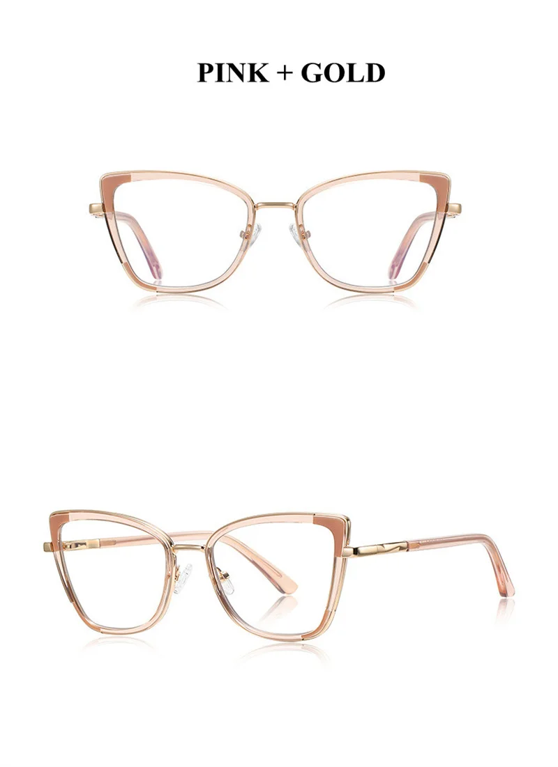 Summer Flower Women's Full Rim Cat Eye Eyeglasses