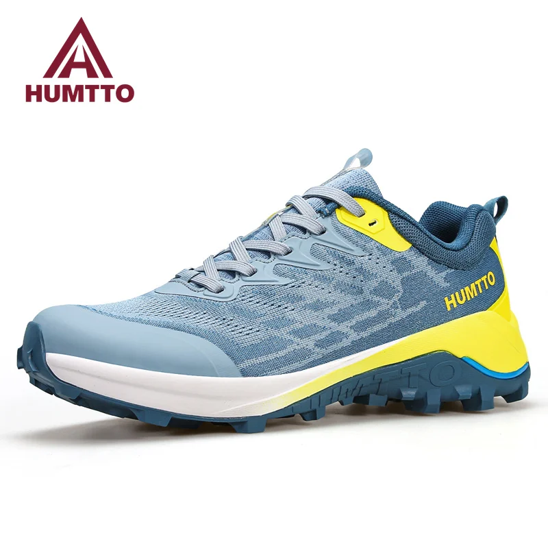 

HUMTTO Sneakers Men Luxury Designer Trail Running Shoes for Man Breathable Tennis Trainers Summer Gym Black Men's Sports Shoes