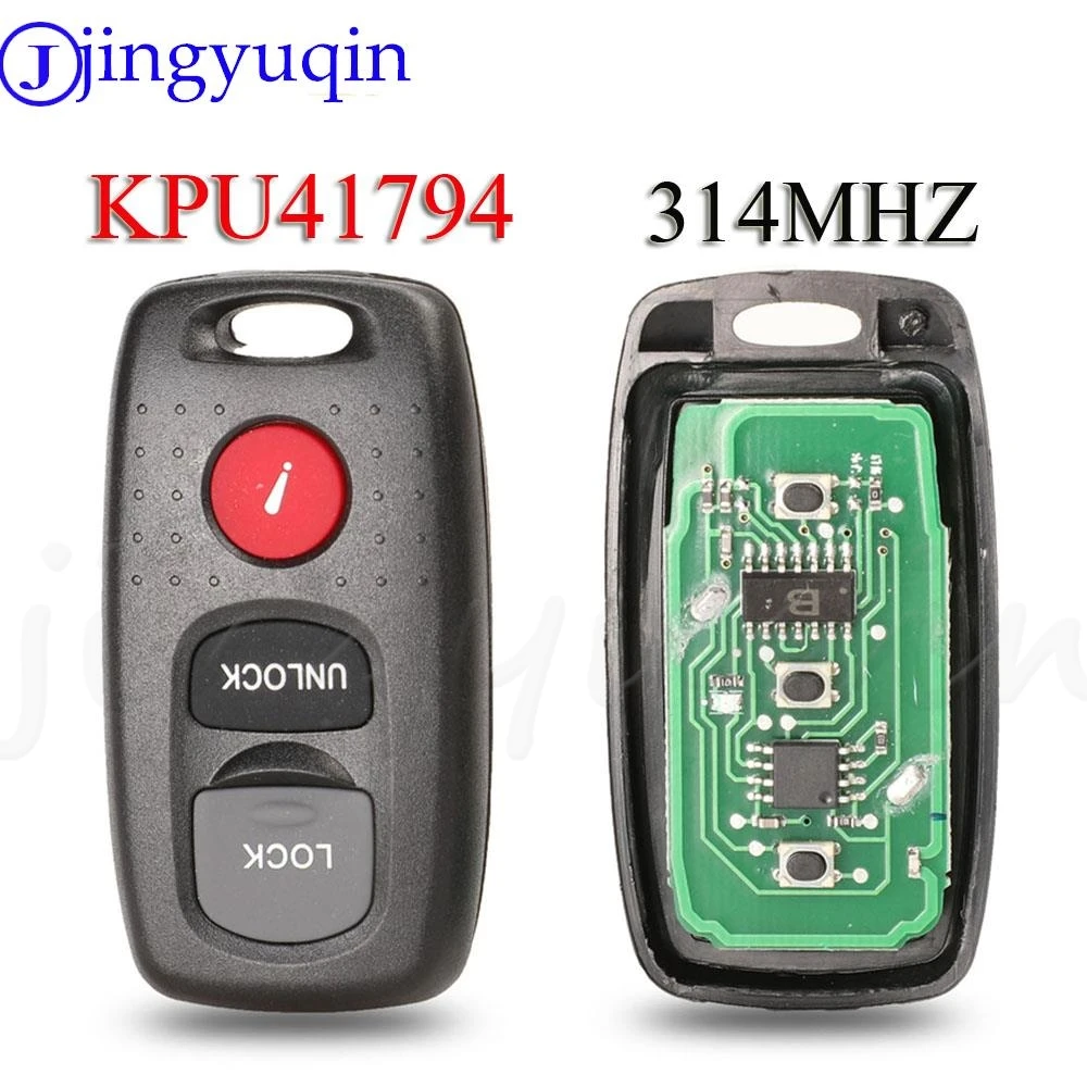 

jingyuqin For Mazda 3 6 MPV Protege 5 3 Buttons Remote Key Keyless Entry Fob Transmitter Alarm Beeper Clicker KPU41794 315Mhz