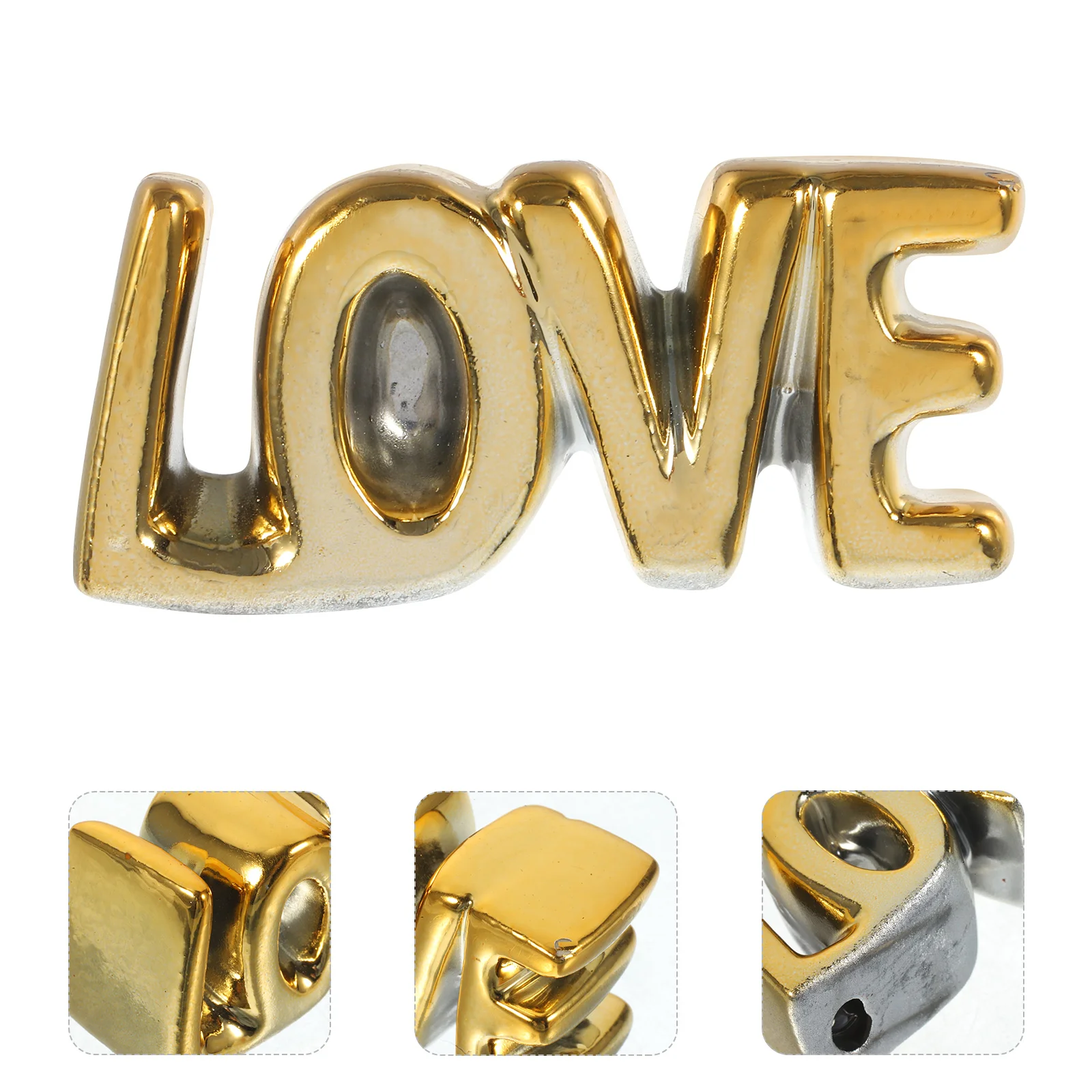 

Decorative Table Home Supply Lovely Household Letter Adornment Desktop Sign Tabletop