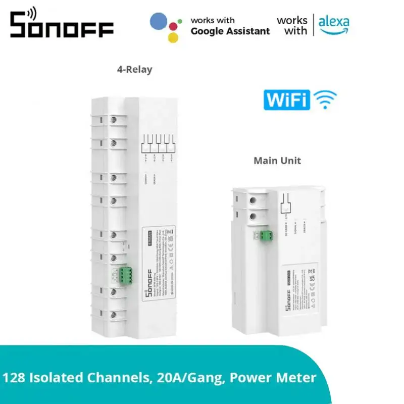 

Умный Штабелируемый измеритель мощности SONOFF SPM WiFi 20A