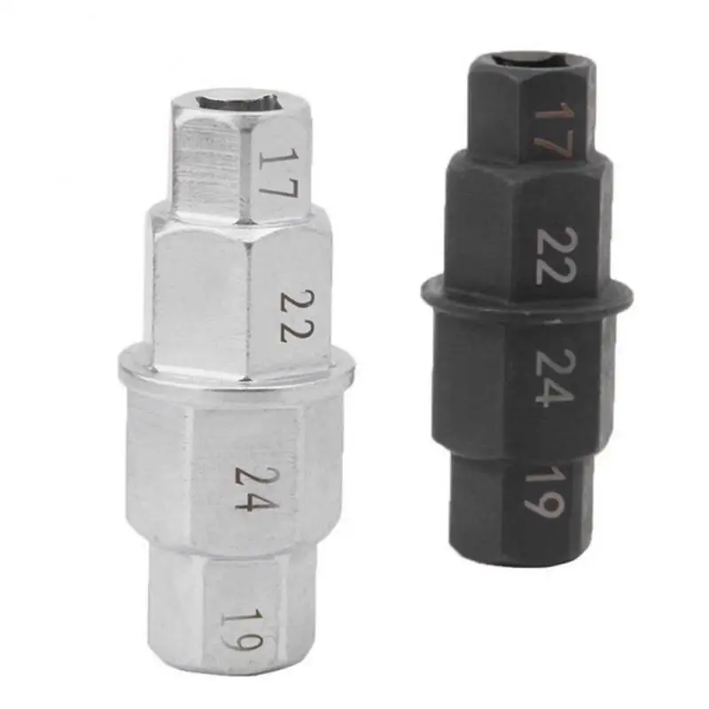 

Втулка для снятия шпинделя переднего колеса мотоцикла 17 19 22 24 мм втулка оси шестигранный торцевой шпиндель привод шины гайковерт аксессуары